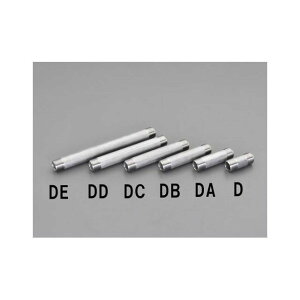 ESCO R 3/8�hx 50mm ���˂��j�b�v���i�X�e�����X���j EA469D-3A ���[�J�[�݌ɂ��� �G�X�R ��Ə�H��