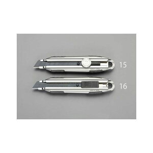 ESCO 163mm カッターナイフ(ネジロック式) EA589CY-15 メーカー在庫あり エスコ 切削工具 バイク 車 自動車 自転車