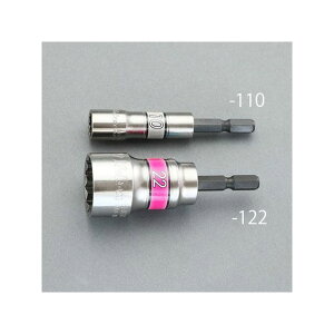 ESCO 12mm 電ドルソケット(ショート) EA612AB-112 エスコ 電動工具 バイク 車 自動車 自転車