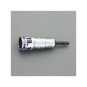 ESCO 21mm 電ドルソケット(耐久型) EA612AS-221 エスコ 電動工具 バイク 車 自動車 自転車