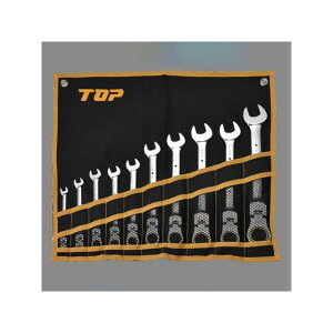 ESCO 10本組/8-24mmラチェットコンビネーションレンチ(首振ロック型) EA614AD-2 エスコ ハンドツール バイク 車 自動車 自転車