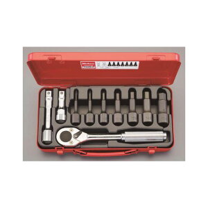 ESCO 1/2�hDR/5-17mm Hex�r�b�g�\�P�b�g�Z�b�g EA618C-31 �G�X�R �n���h�c�[��