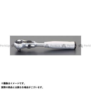 【正規品】エスコ 1/4”DR/150mm ラチェットハンドル（首振） ESCO