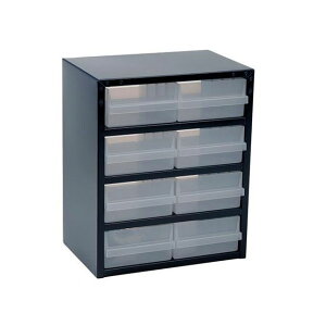 ESCO 360x250x440mm/2列 4段 パーツキャビネツト EA661BD-2 エスコ 作業場工具 バイク 車 自動車 自転車