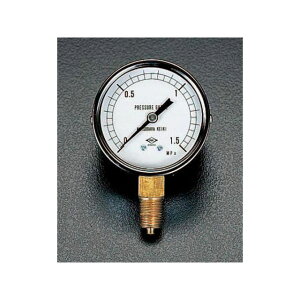ESCO G 1/4�h/60mm/0-1.0MPa ���͌v EA729BB-10 ���[�J�[�݌ɂ��� �G�X�R �v���@��