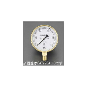 ESCO G 3/8�h/100mm/0-0.1MPa ���͌v EA729DB-1 �G�X�R �v���@��