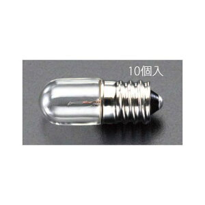 ESCO 24V/2.0W/E12 パネル球(10個) EA758ZA-23 メーカー在庫あり エスコ 光学用品 バイク 車 自動車 自転車