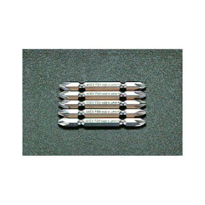 ESCO #2x 45mm ハイパービット(マグネット付/5本組) EA813AC-1 メーカー在庫あり エスコ 電動工具 バイク 車 自動車 自転車