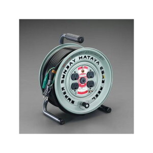 ESCO AC125V/15A/50m R[h[iT[JbgEA[Xtj EA815BL-50E GXR ƏH oCN   ]