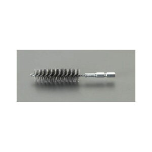 ESCO 19mm 六角軸付チューブラシ(スチール) EA819BL-304 メーカー在庫あり エスコ 電動工具 バイク 車 自動車 自転車