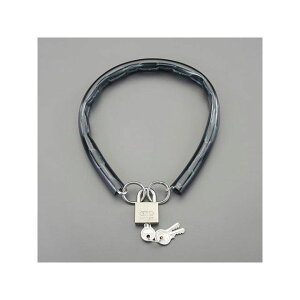 ESCO φ4.0x 600mm チェーンロック(シリンダー錠) EA983TT-201 エスコ ハンドツール バイク 車 自動車 自転車