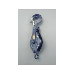 ESCO 100mm/1.0ton フック付滑車 EA987HK-31 エスコ 作業場工具 バイク 車 自動車 自転車