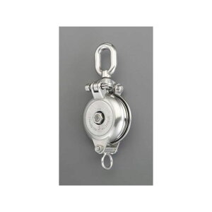 ESCO 76.0mm ロープ用リング付ベアリング滑車(ステンレス製) EA987SR-41 エスコ 作業場工具 バイク 車 自動車 自転車