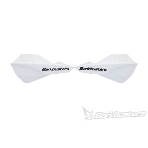 Barkbusters SABRE MX Enduro nhK[h zCg/zCg SAB-1WH-WH o[NoX^[Y nhӃp[c oCN ėp