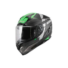 エルエスツーヘルメット アウトレット品 CHALLENGER F/チャレンジャーF（マットチタニウムグロウグリーン） サイズ：XXL outlet-1198C106 LS2 HELMETS フルフェイスヘルメット バイク