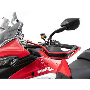HEPCO��BECKER �n���h�K�[�h/�n���h�v���e�N�^�[ Red 4212-7614-0004 �w�v�R���x�b�J�[ �n���h�����Ӄp�[�c Multistrada V4/S/S Sport