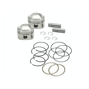 S&S 鍛造ピストンセット 36-84yストローカー +.010” ・020298 エス&エス ピストン バイク