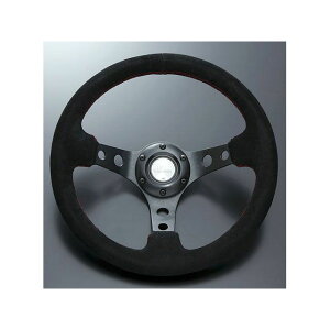 D1 SPEC DEEP70 ステアリング 33パイ バックスキン/レッドステッチ DSC-70330BSRE D1 SPEC 内装パーツ・用品 車 自動車