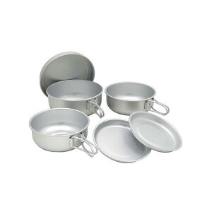 EPIgas アルミ6点食器セット C-5307 イーピーアイガス 野外調理用品 キャンプ