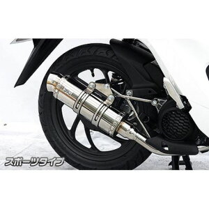 WirusWin ディオ110(2BJ-JK03)用 ロイヤルマフラー スポーツタイプ ウイルズウィン マフラー本体 バイク ディオ110