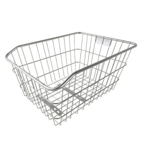 orinpas 上部パイプ角型ワイヤー後バスケット(シルバー) O-RH-001 オリンパス(自転車) アクセサリー 自転車