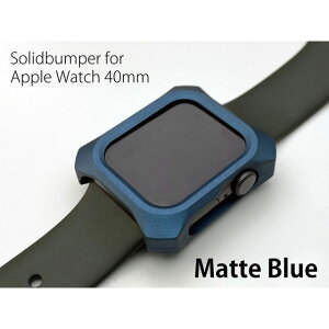 GILD design Solidbumper for Apple Watch 40mm�i�}�b�g�u���[�j Series4.5.6/SE�p 49351 GILD design�imobile item�j �A�N�Z�T���[