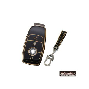 MADMAX メルセデスベンツ専用 ゴールドライン TYPE B TPUソフト スマートキーケース(ブラック) MM50-B11-BE02 マッドマックス 内装パーツ・用品 車 自動車