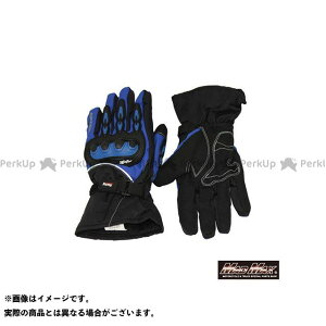 MADMAX バイク用 ライディンググローブ ロング 手袋(ブルー) サイズ XL MM50-G01XL-BL メーカー在庫あり マッドマックス ライディンググローブ バイク
