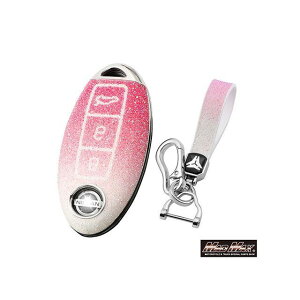 MADMAX 日産専用 エクスタシーダイヤモンド TYPE A 3ボタン式 TPUソフト スマートキーケース(ピンク) MM50-A10-1NI01 マッドマックス 内装パーツ・用品 車 自動車