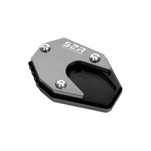 ATop GSX150F GIXXER155 ジクサー155 ワイドサイドスタンドエンド アルミ削り出し アルマイト加工 安定感抜群 装着したまま収納可能(ガンメタ) T-GSX150-WSEGMT エートップ スタンド関連パーツ バイ