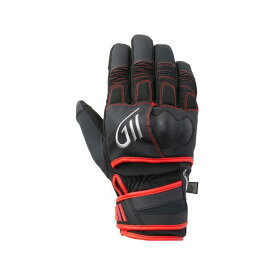 正規品／ゴールドウイン 2022-2023秋冬モデル GSM26253 GWM SHORT CONTROL GLOVES（ブラック×レッド） サイズ：WL GSM26253 GOLDWIN ウインターグローブ バイク