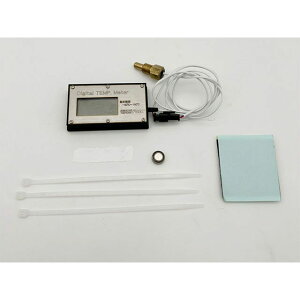 C.F.POSH デジタル水・油温計 Aタイプ ・611010 クリエイティブ・ファクトリー ポッシュ メーターキット関連パーツ バイク 汎用