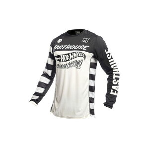 FASTHOUSE 2022モデル ユース グラインドハウスジャージ ホットウィール(ホワイト/ブラック) サイズ YM D1384 メーカー在庫あり ファストハウス モトクロス用品 バイク