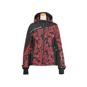 RossoStyleLab ROJ-991 ソフトシェルジャケット(レッドフラワー/ブラック) サイズ M+ ROJ-991 ロッソスタイルラボ ジャケット バイク