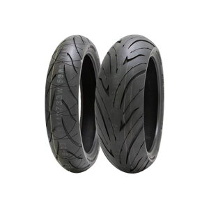 SHINKO 016 VERGE 2X 160/60ZR17 M/C(69W)/(ブラック/ブラック) 16600160 シンコー オンロードタイヤ バイク 汎用