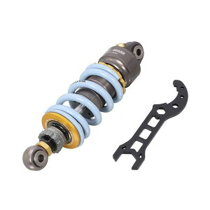 KITACO GEARSリアショック(ガンメタリック・ライトブルー) 520-1452100 キタコ リアサスペンション関連パーツ バイク グロム