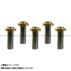 LyndallBrakes ロ-プロファイル チタニウム ローターボルトキット R ゴールド ・029470 LyndallBrakes その他ホイール バイク ハーレー用