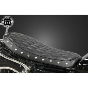 T&F スタッド付きダイヤシート(Face-7) ・SR400ST39 ガレージT&F シート関連パーツ バイク SR400(インジェクションモデル) SR400(キャブモデル)