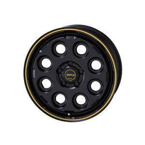 PPX MIL�F8 16×7.0J/�C���Z�b�g�{38/�z�[��5��/PCD114.3/�Z�~�O���X�u���b�Nx�C�G���[���C�� PPX �^�C���E�z�C�[��