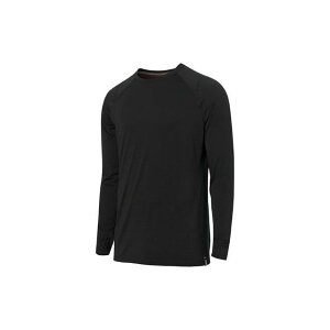 SAXX ROAST MASTER MID-WEIGHT LONG SLEEVE BLK TCY M SXLC382 TbNX JWAEFA