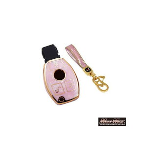 MADMAX メルセデスベンツ専用 大理石調 TYPE A TPUスマートキーケース(ピンク) MM50-A12-BE03 マッドマックス 内装パーツ・用品 車 自動車