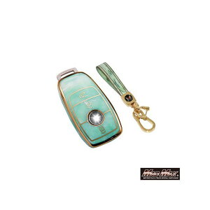 MADMAX メルセデスベンツ専用 大理石調 TYPE B TPUスマートキーケース(グリーン) MM50-B12-BE06 マッドマックス 内装パーツ・用品 車 自動車