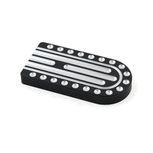 kens-factory Lagre Pedal For 86up BLACK  MACHINE CUT 5-116 PYt@Ng[ y_ FL Touring