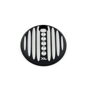 kens-factory Gas Cap Cover Black��Machine Cut08upFL 12-031 �P���Y�t�@�N�g���[ �^���N�֘A�p�[�c FLHX FLTRX