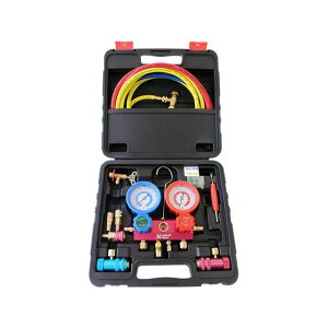 Leaklab Japan R1234YF�p�Q�[�W�}�j�z�[���h�t���L�b�g LL-401-MF1 ���[�N���{�E�W���p�� ��Ə�H��