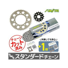 正規品／サンスター KS4G811 スプロケ＆チェーン3点セット（スタンダード） KS4G811 SUNSTAR スプロケット関連パーツ バイク トレーサー9GT XSR900