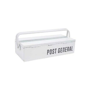 Post General PG STACKABLE TOOL BOX WHITE 981960003 |XgWFl ƏH oCN   ]