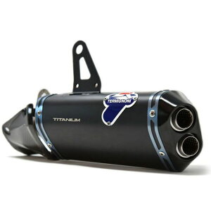 TERMIGNONI 2 SILENCERS DECAT BLACK { KIT UPMAP EU5 STAINLESS STEEL TITANIUM BLACK ter_D18409400INA e~j[j Ci[TCT[