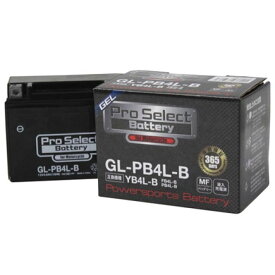 【メーカー直送】プロセレクトバッテリー GL-PB4L-B（YB4L-B 互換）（液入） PSB120 Pro Select Battery バッテリー関連パーツ バイク 汎用