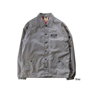 MOONEYES OMJ-028 MOONEYES コーチジャケット(グレー) サイズ XL OMJ-028 メーカー在庫あり ムーンアイズ ジャケット バイク